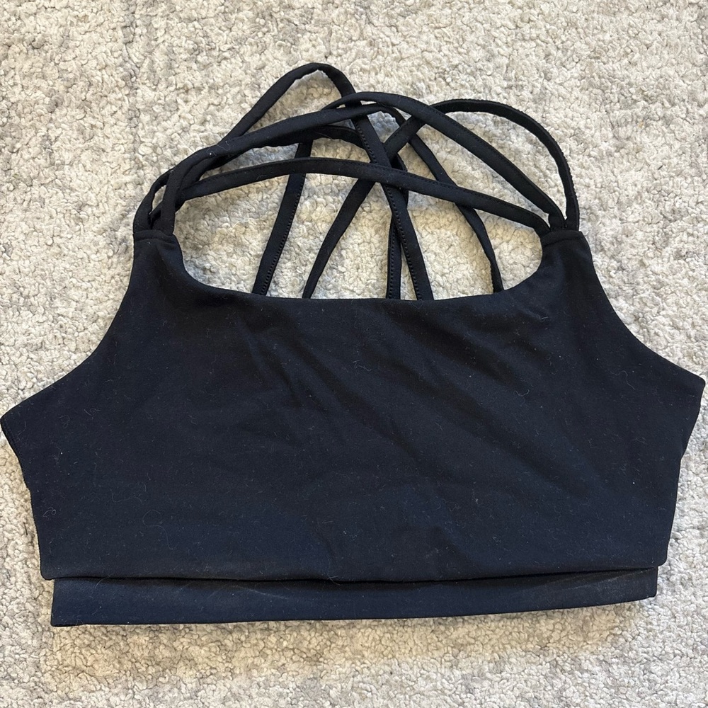 Nine West Active Black Sports Bra